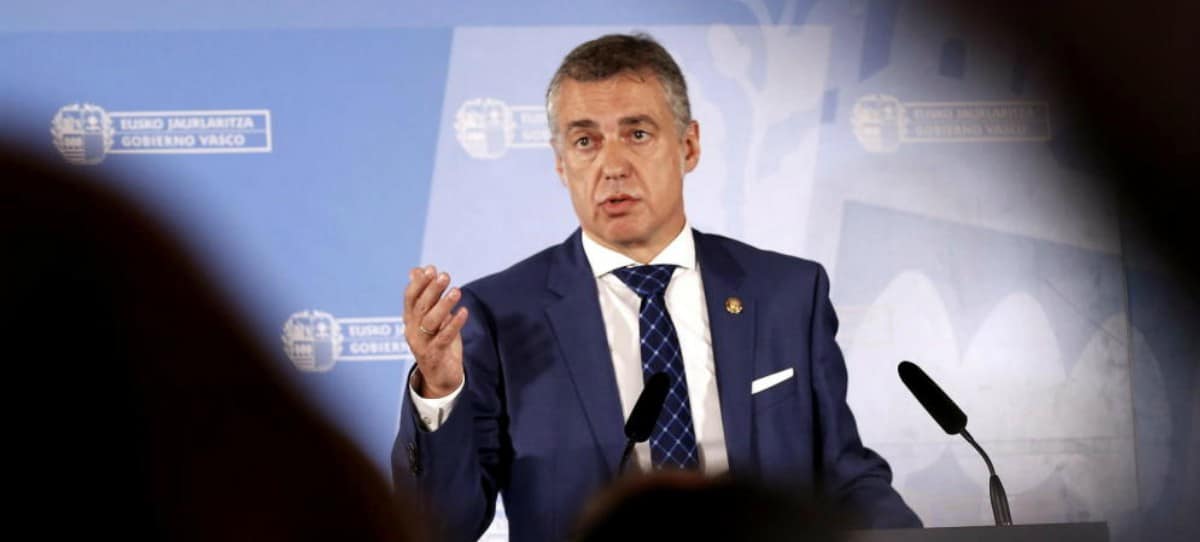 Urkullu, incapaz de gestionar el derrumbe de un vertedero, dice que el gobierno vasco está preparado contra el coronavirus
