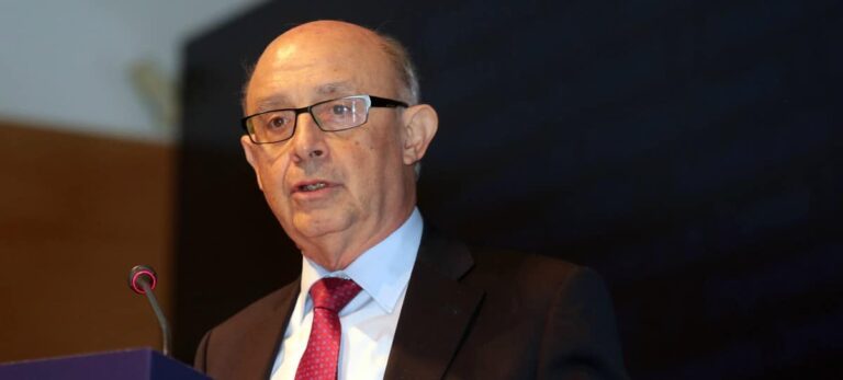 El Ministro de Hacienda, Cristóbal Montoro