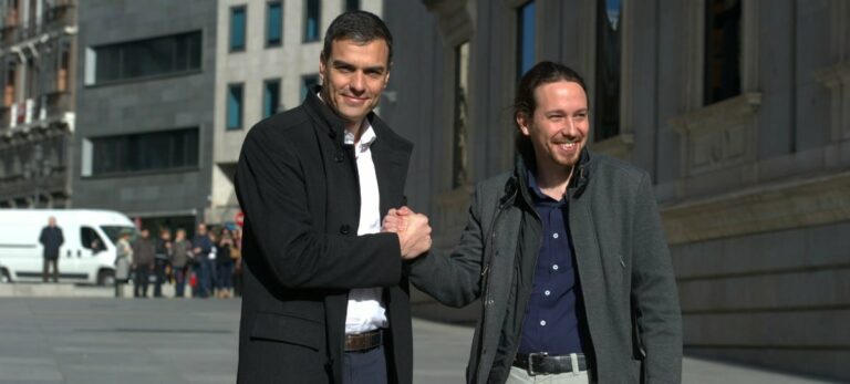 Pedro Sánchez y Pablo Iglesias