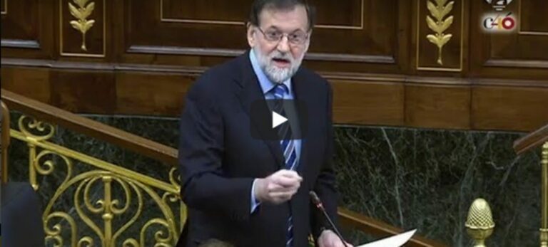 Mariano Rajoy en el Congreso