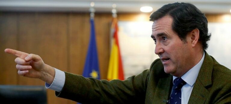 El candidato a presidir la CEOE, y presidente de la patronal de las pymes (Cepyme), Antonio Garamendi