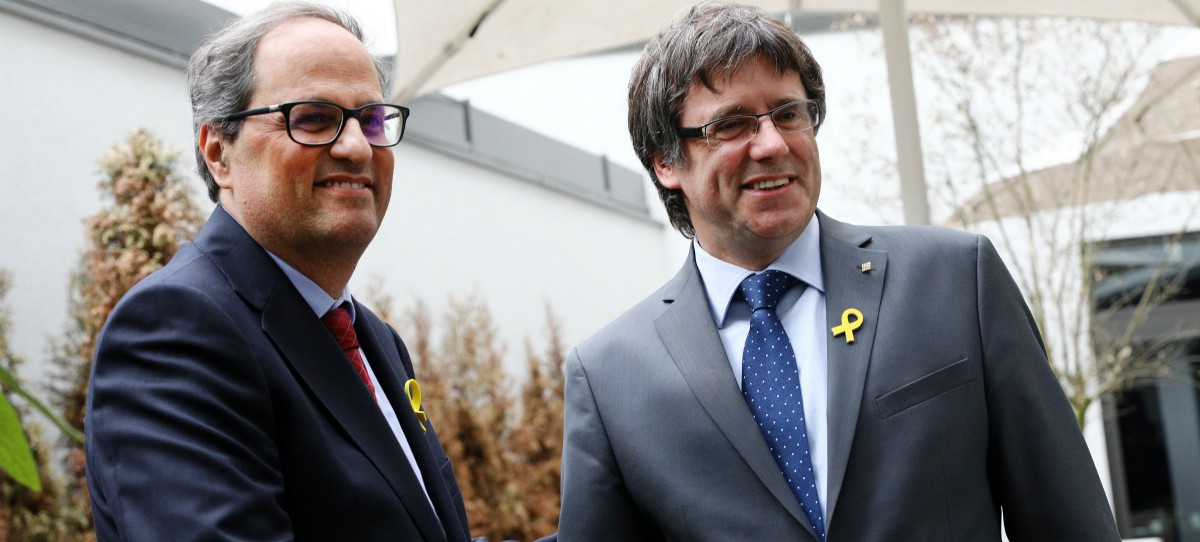Torra y En Comú Podem pactan una fuerte subida de impuestos en Cataluña