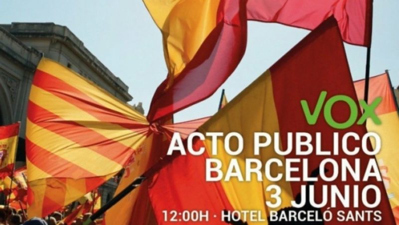 VOX presenta este domingo en Barcelona sus principales propuestas para España