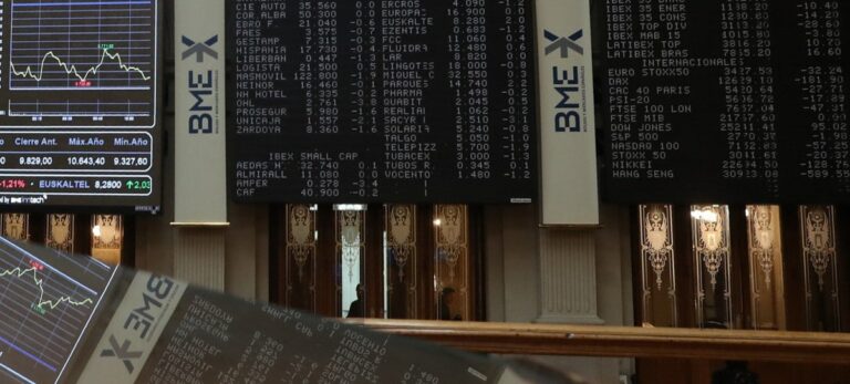 El IBEX 35 en la Bolsa de Madrid