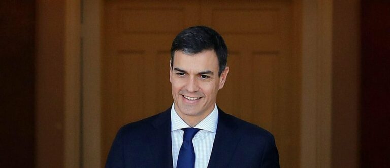 El presidente del Gobierno, el socialista Pedro Sánchez