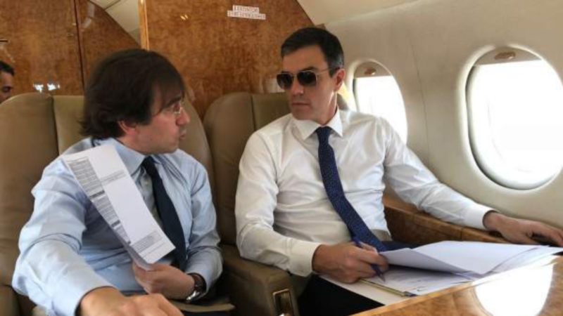 El Gobierno no da explicaciones de los viajes de Sánchez en Falcon amparándose en la Ley de Secretos Oficiales