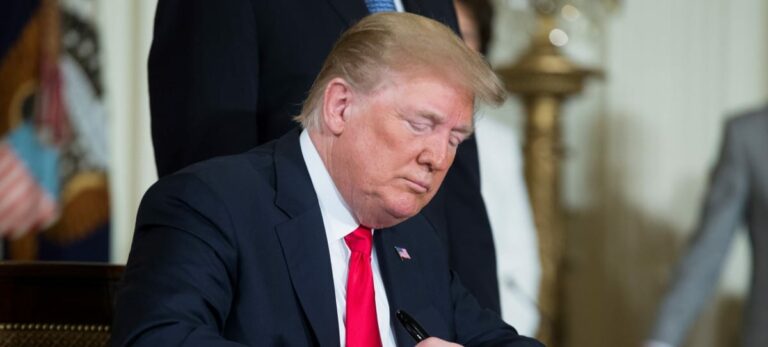 El presidente de EE UU, Donald Trump.