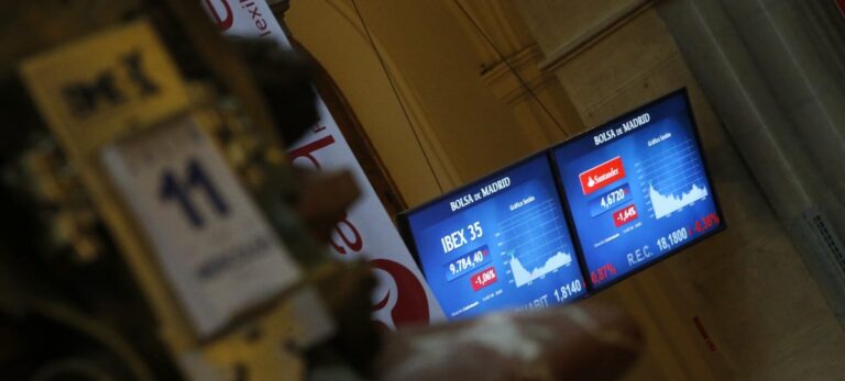El IBEX 35 en la Bolsa de Madrid