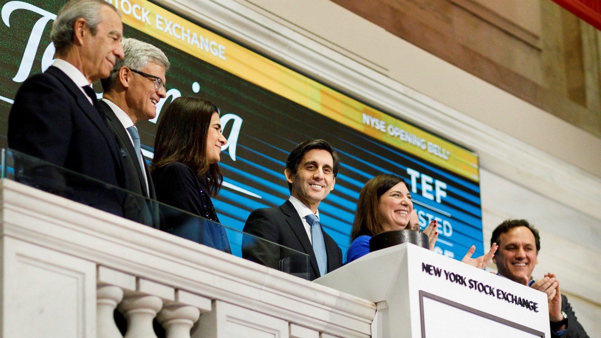 Telefónica sube con fuerza en el IBEX 35