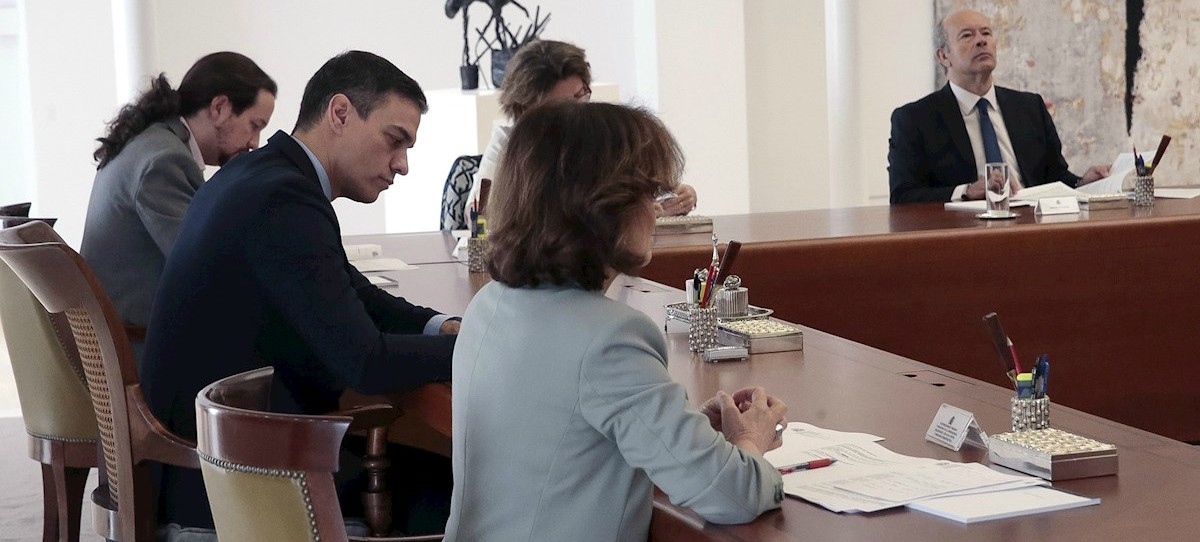 Pablo Iglesias se salta la cuarentena para no perderse el Consejo de Ministros