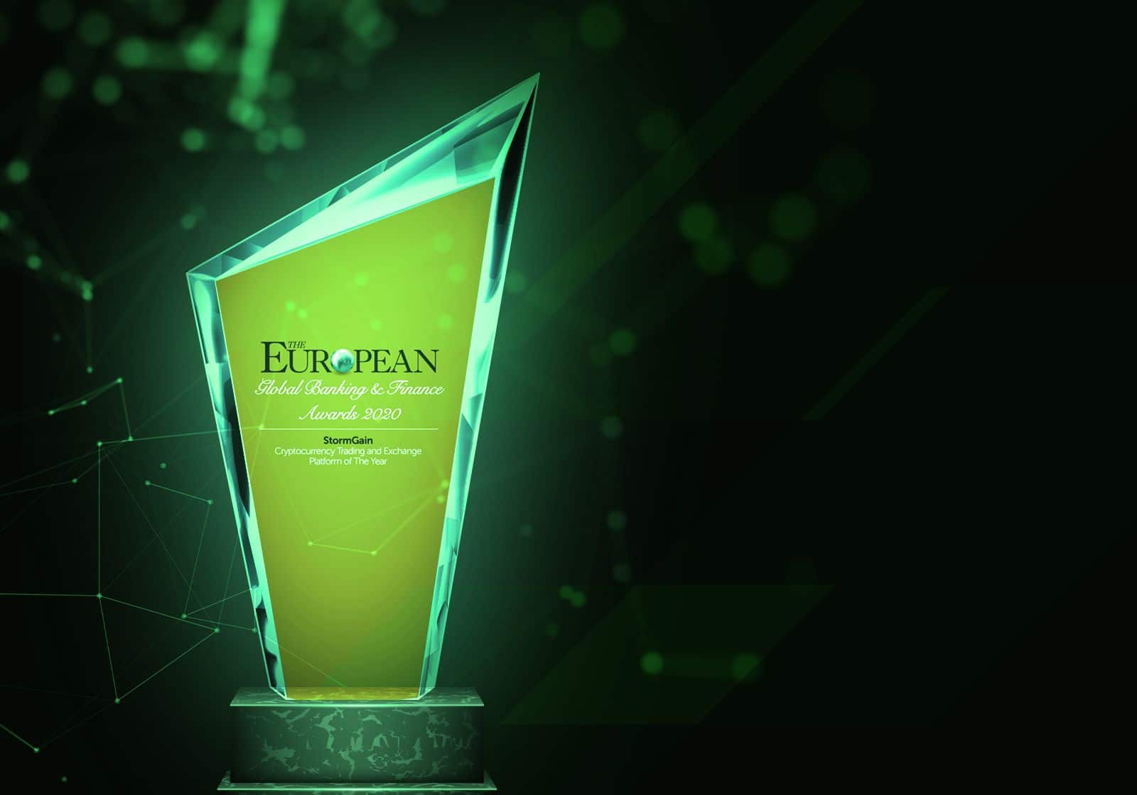 StormGain nombrada ‘Plataforma de Trading y Exchange del Año’ por The European
