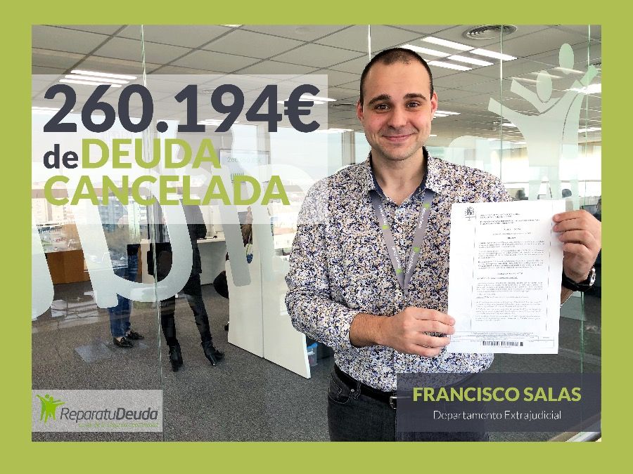 Repara tu Deuda Abogados logra cancelar 260.194 € en Mallorca gracias a la ley de la Segunda oportunidad