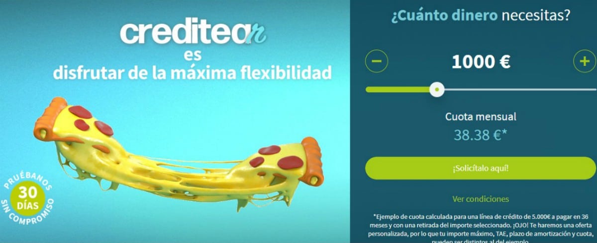 Los consumidores denuncian créditos rápidos del 380% TAE en firmas como Creditea
