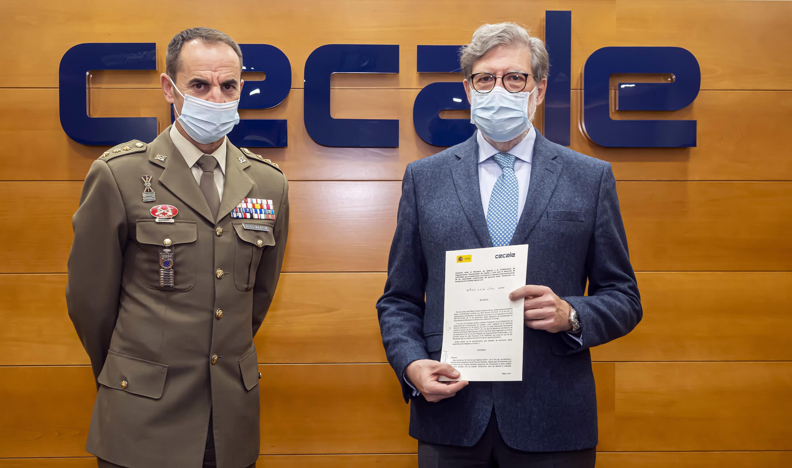 Cecale y Defensa facilitarán la inserción laboral del personal militar