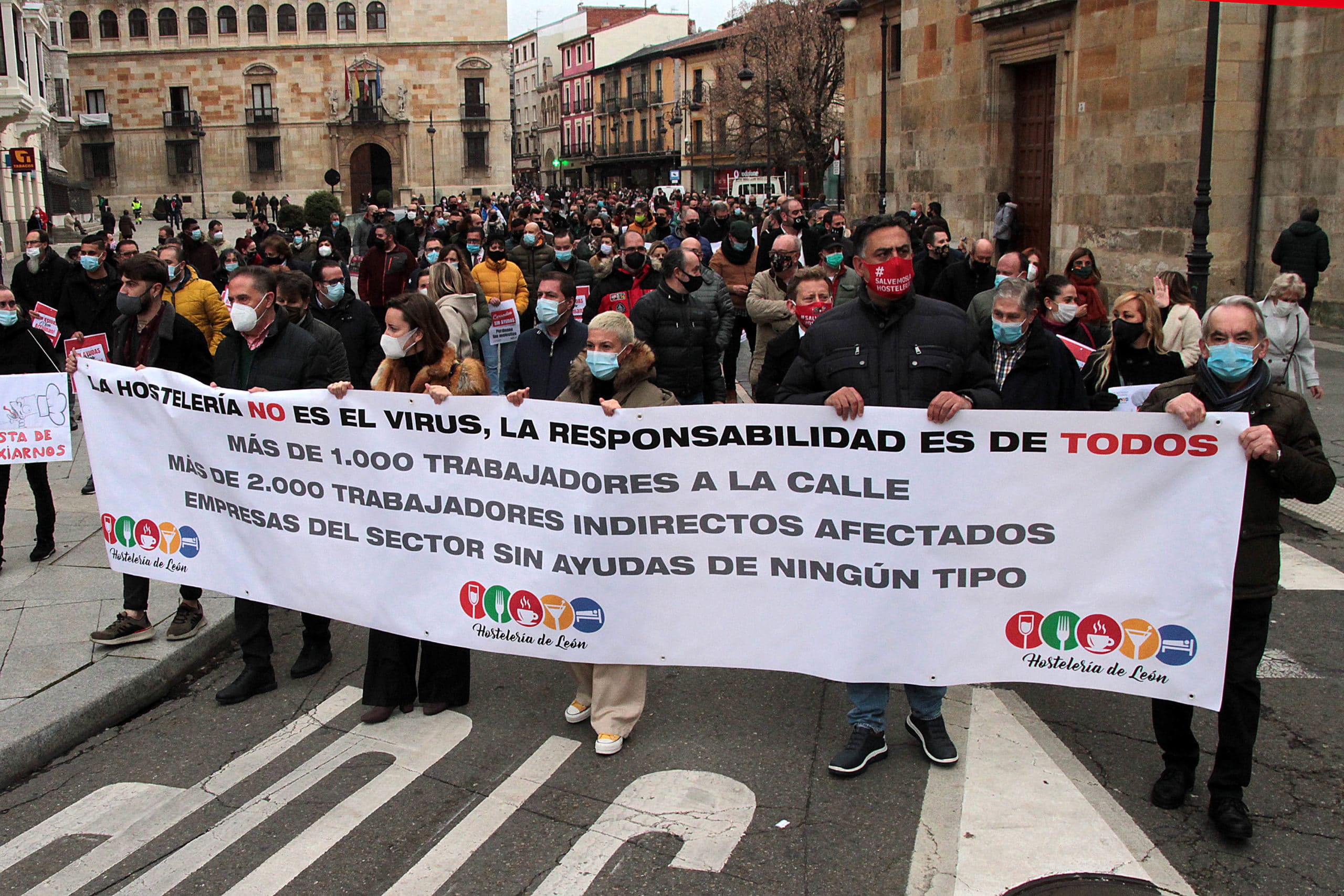 Cóctel de movilizaciones de la hostelería en contra de las restricciones
