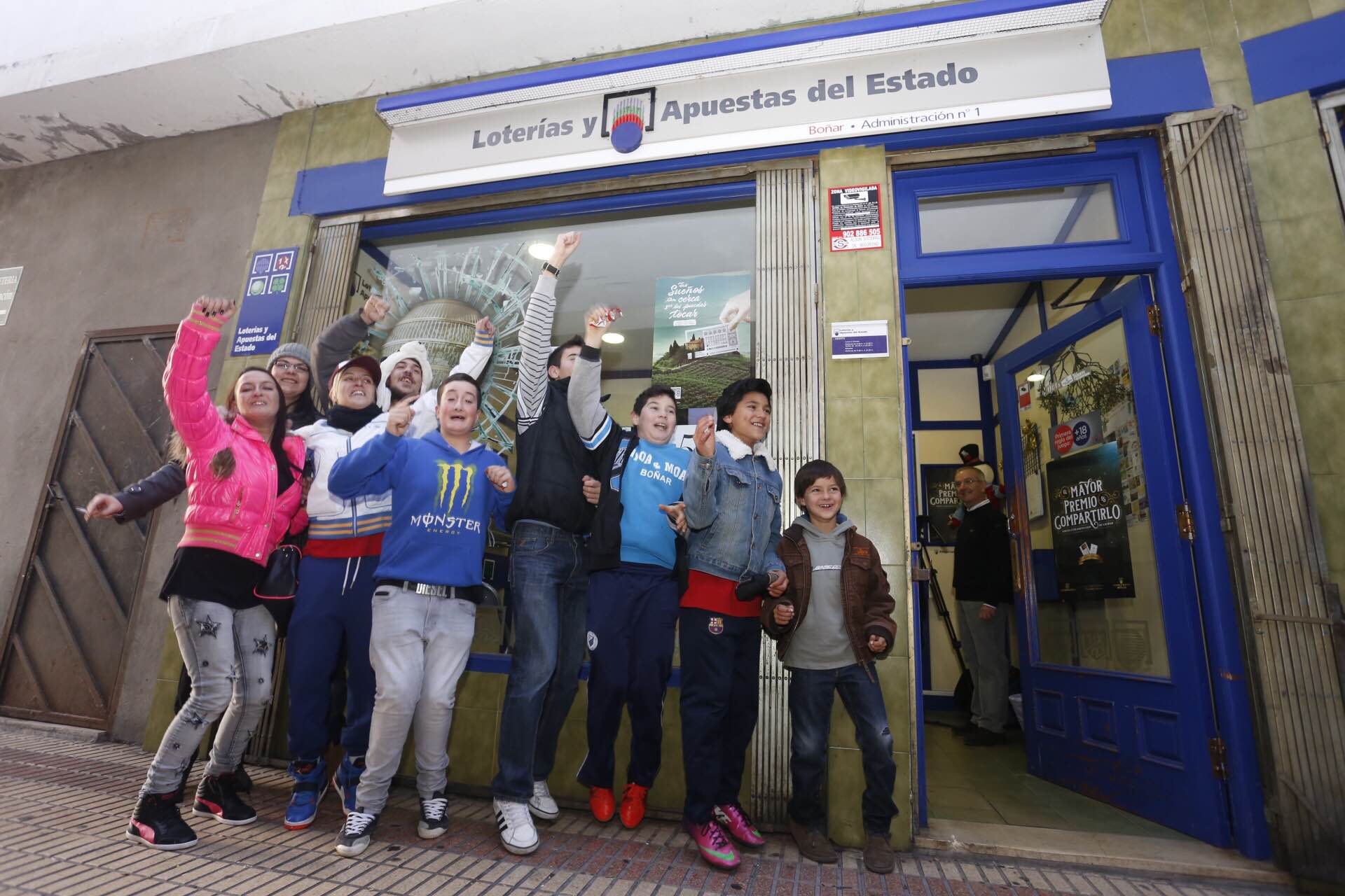 El «Gordo» de Navidad deja 6,4 millones en Boñar (León), Salamanca y Zamora