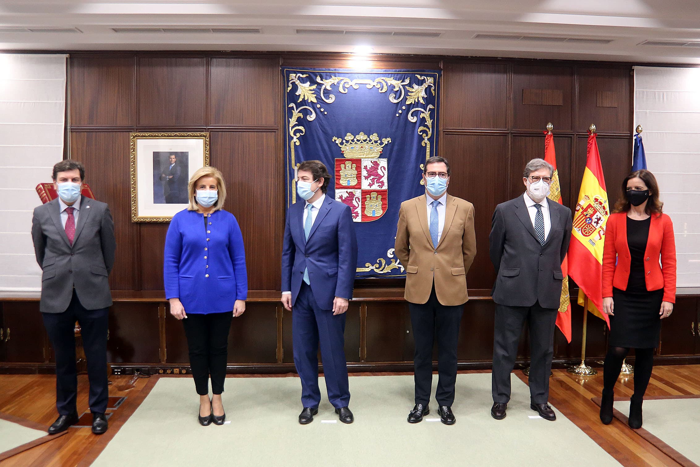 Mañueco y Garamendi coinciden en vincular los fondos «Next Generation» a la despoblación