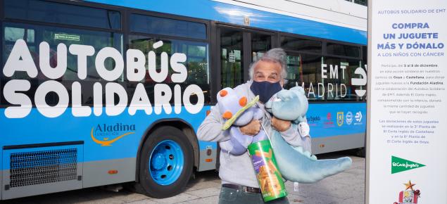 El Corte Inglés y la EMT organizan una recogida de juguetes a favor de la Fundación Aladina