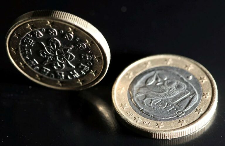 Dos monedas de euro