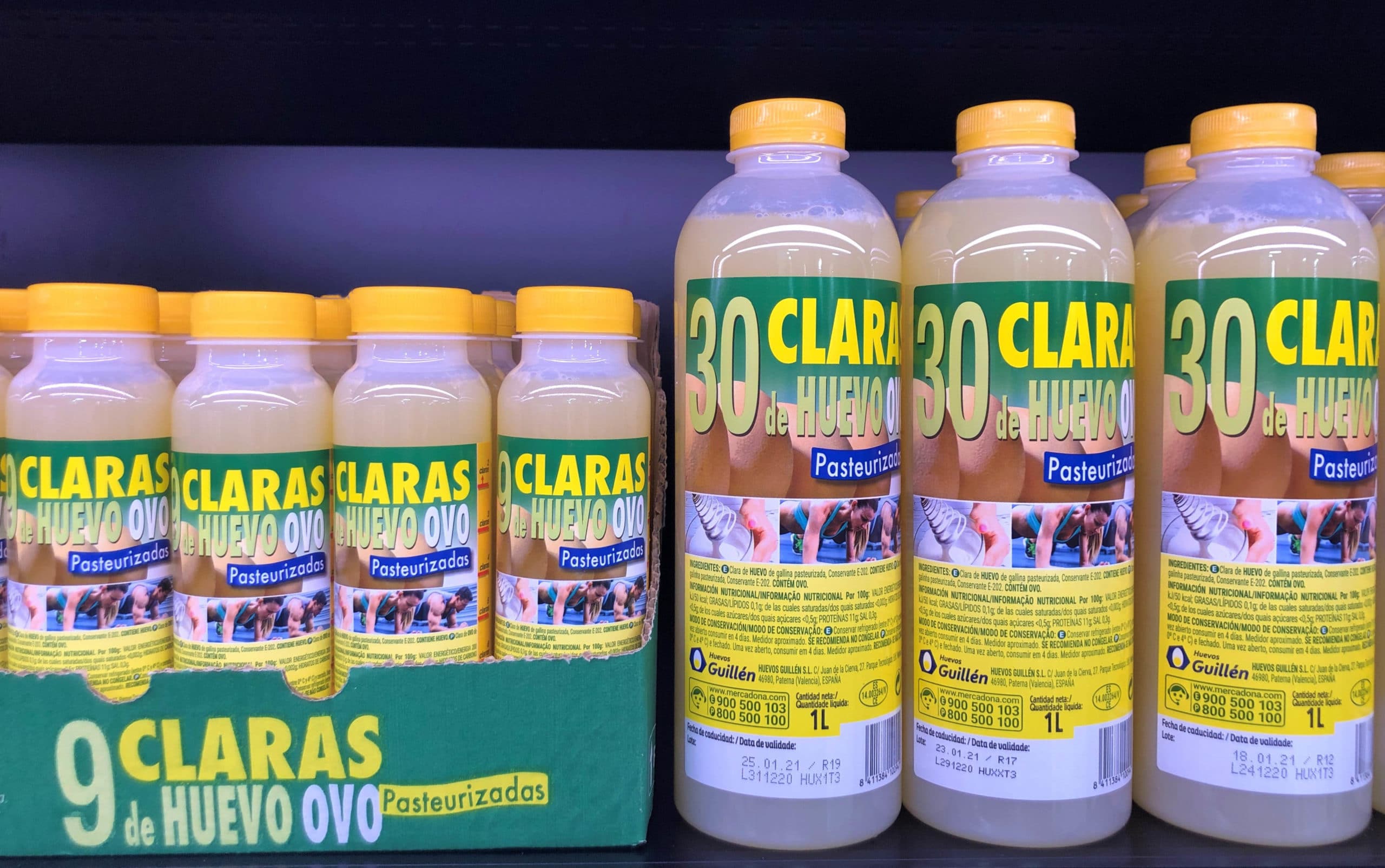 Mercadona vende al día 25.000 unidades de clara de huevo pasteurizada