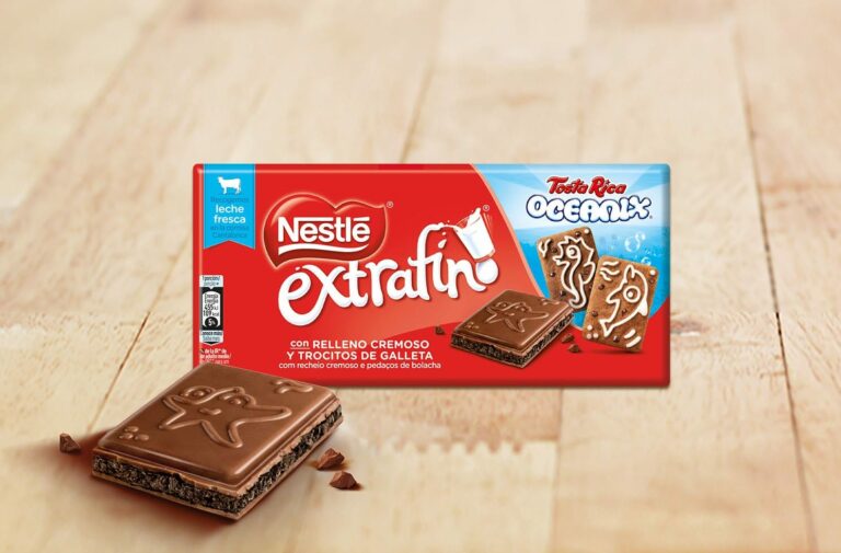 Descubre el nuevo Nestlé Extrafino relleno de galleta Tosta Rica Oceanix