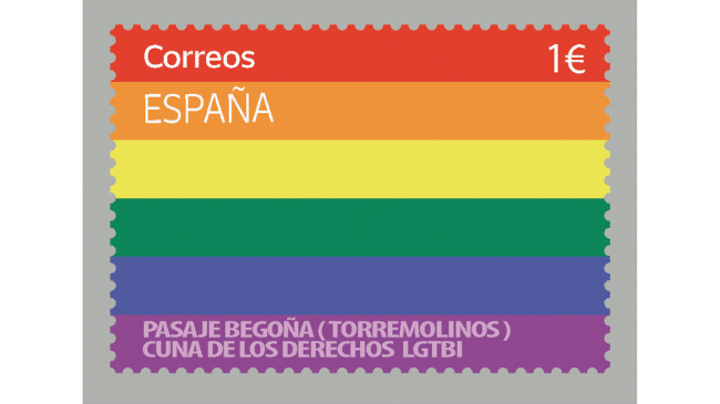 Correos presenta el primer sello LGTBI