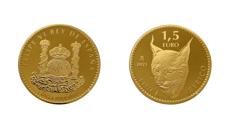La moneda de inversión y colección está dedicada al lince ibérico, pesa 1 onza troy y tiene una pureza de 999,9 milésimas y un valor facial de 1,5 euros