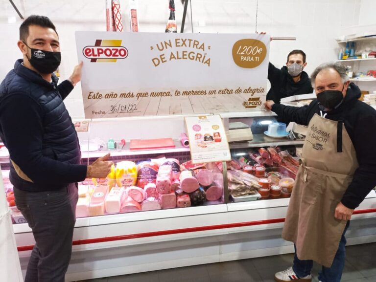 Ganadores del concurso ‘Un Extra de Alegría’, de El Pozo Alimentación.