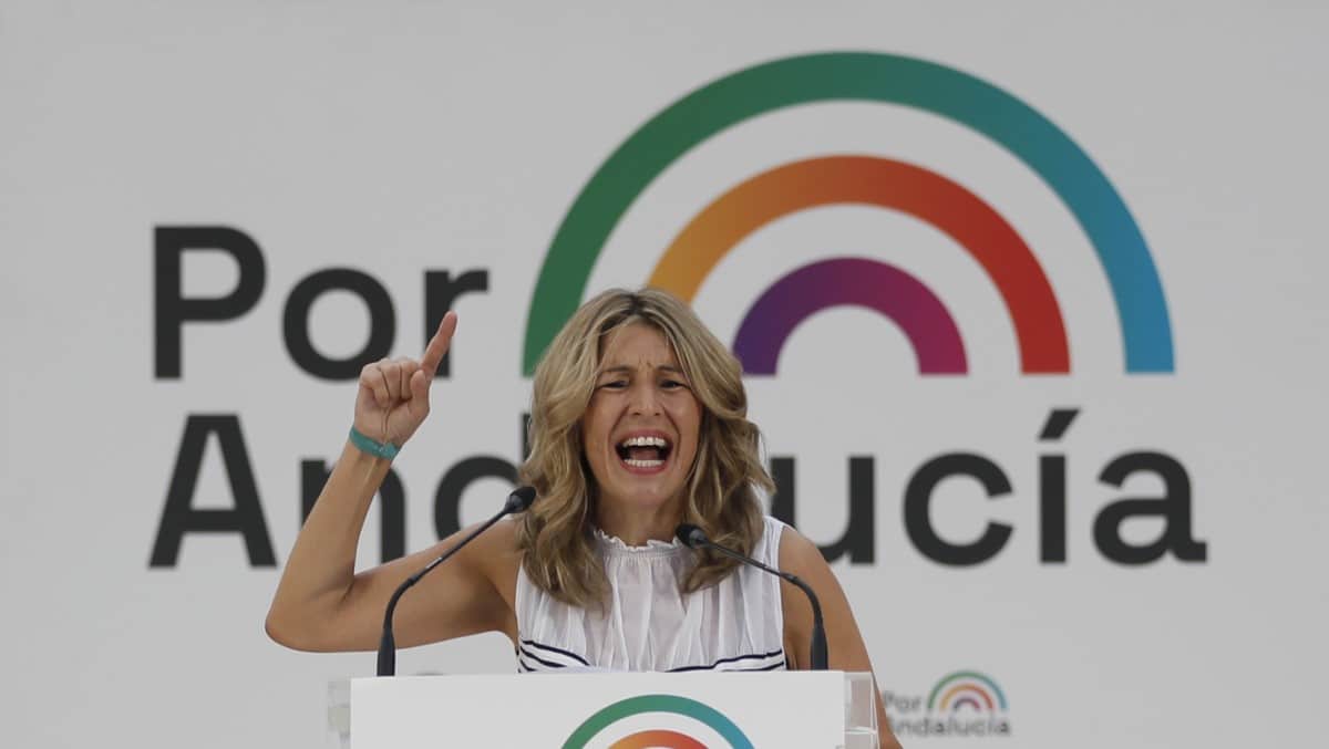 Yolanda Díaz sube el tono con la entrada de STC en Telefónica: ‘No se puede consentir’
