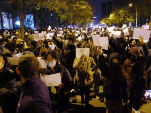 Protestas en china