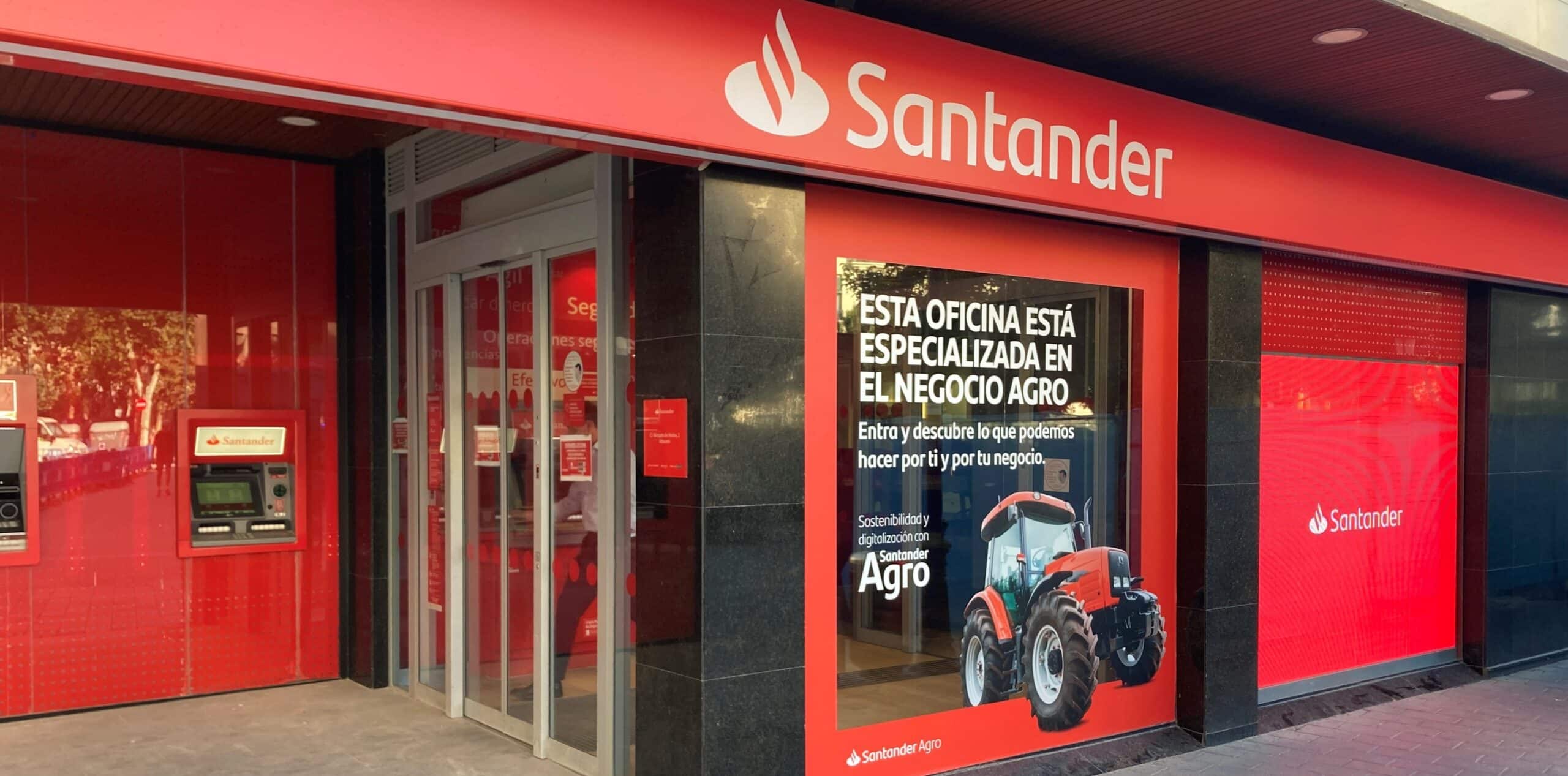 Santander alcanza las 125 oficinas especializadas en el Negocio Agro