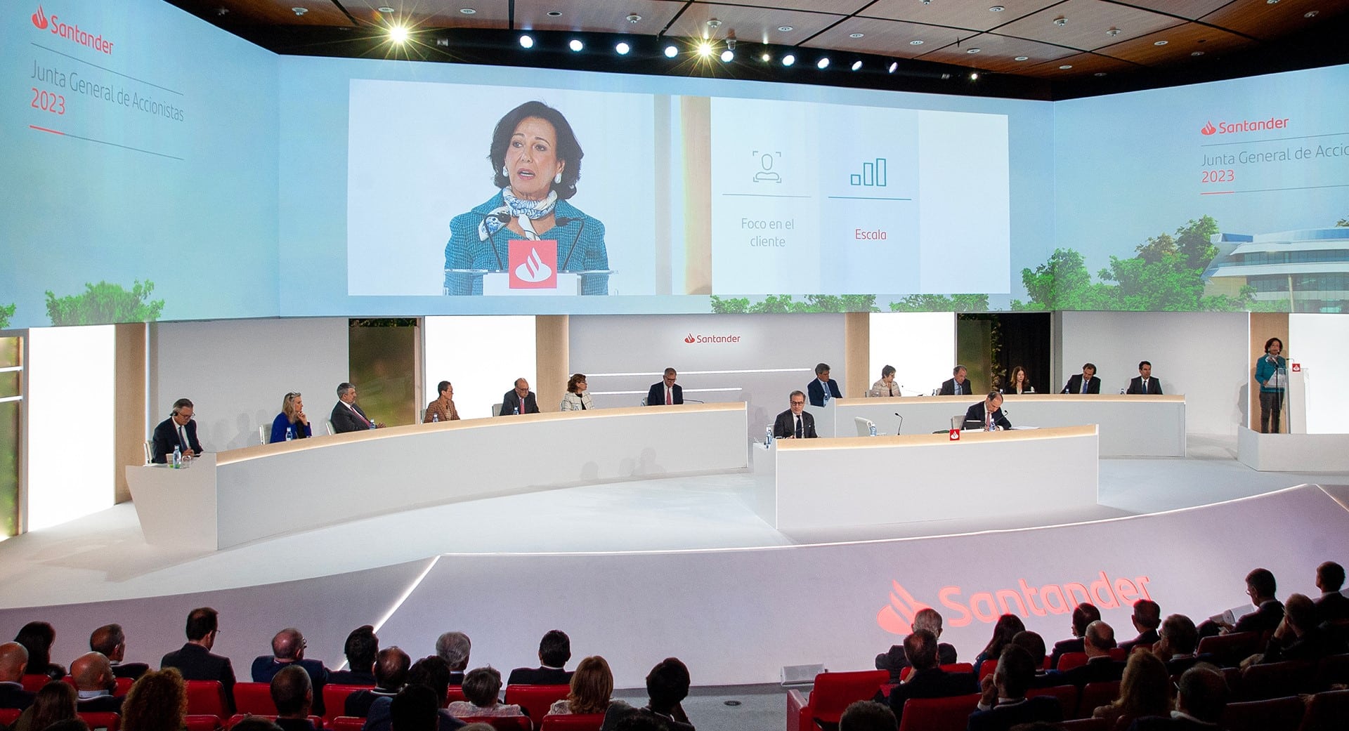 La junta del Banco Santander reelige a Ana Botín y ratifica a Héctor Grisi y sus objetivos para 2023