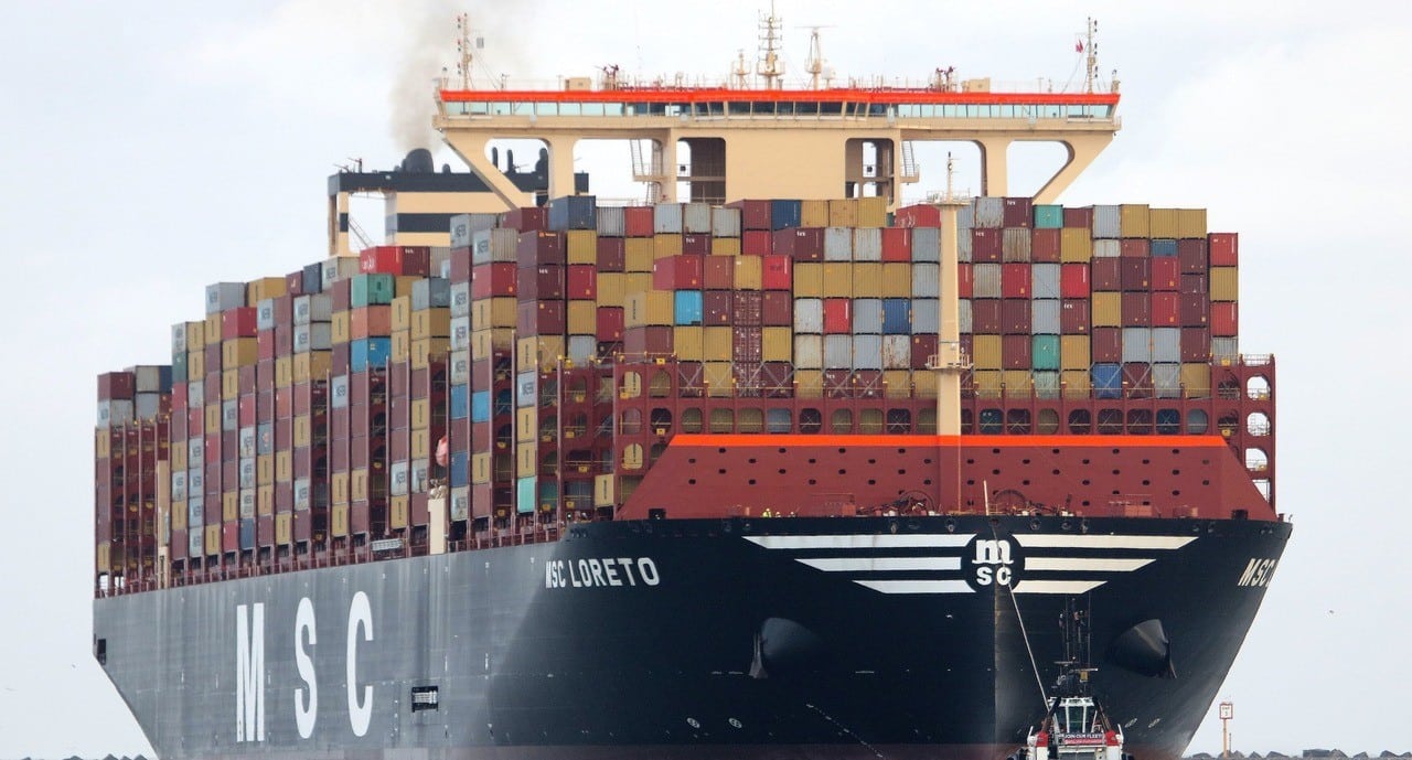 Algeciras, primera escala en España del MSC Loreto, el nuevo mayor portacontenedores del mundo
