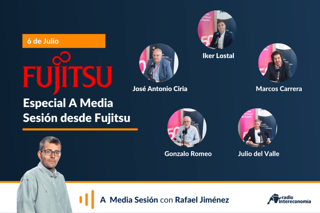 Fujitsu y su medio siglo en España se convierte en el único asunto que tratamos A Media Sesión conociendo algunos de sus trabajadores.
