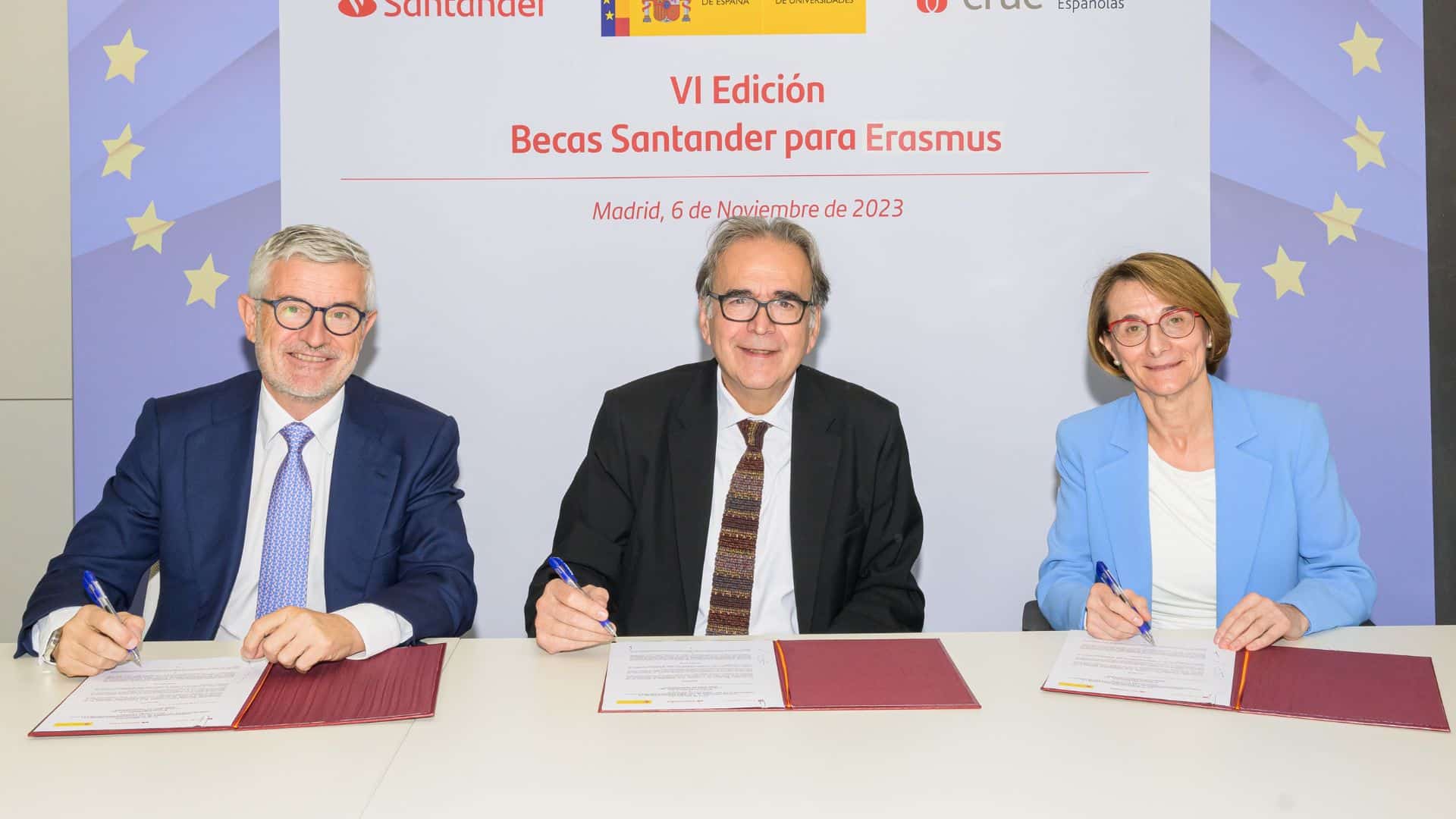 Santander lanza 1.875 becas en España para estudiantes Erasmus con el apoyo del Ministerio de  Universidades y Crue 